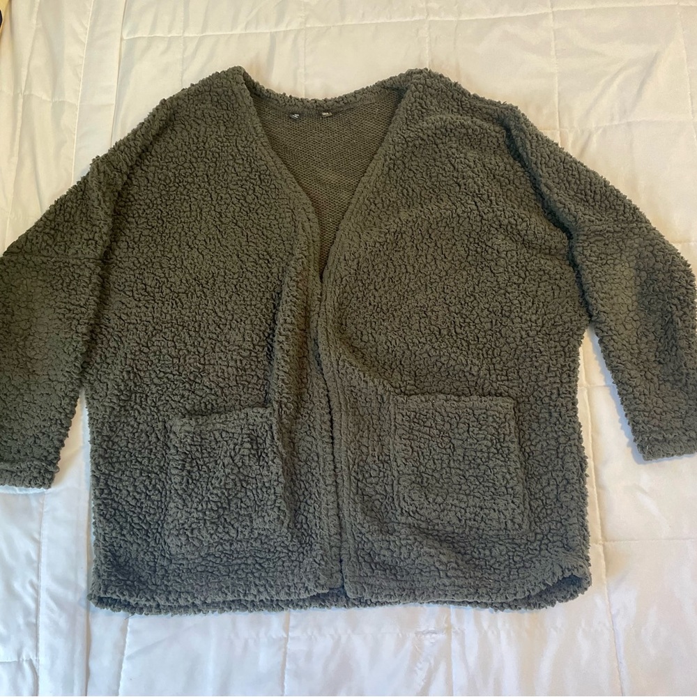 Fuzzy Cardigan